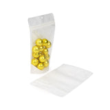 Öko Standbodenbeutel Reispapier / Transparent 130x79x206mm - 100 Stk