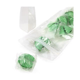 Öko Standbodenbeutel Reispapier / Transparent 149x89x232mm - 100 Stk