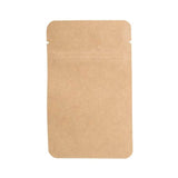 Öko Standbodenbeutel Kraft/Plastic | 907 Gramm | 23x12x34,5 cm - 100 Stk