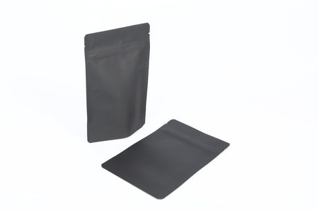 Eco Stand Up Pouches Black Kraft 80x50x130mm 