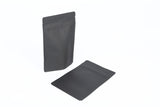 Eco Stand Up Pouches Black Kraft 102x60x152mm 