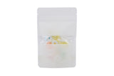 Standbodenbeutel weiß Kraftpapier | 57 Gramm | 10,2x6x15,2 cm - 100 Stk