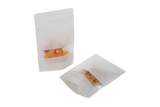 Standbodenbeutel weiß Kraftpapier | 113 Gramm | 13x8x20,5 cm - 100 Stk