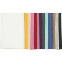 Seidenpapier - Sortiment, Blatt 50x70 cm, 14 g, Sortierte Farben, 30Bl.