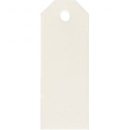 Anhängeetiketten Manilla Weiß 3x8cm - 20 Stk