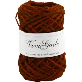 Naturhanf 1 -2 mm, red - 30 mtr