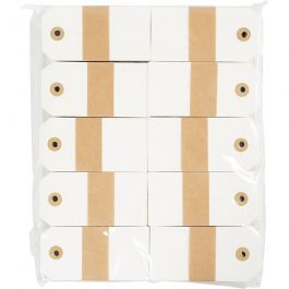 Anhängeetiketten Manilla Natur 50x100mm - 1.000 Stk