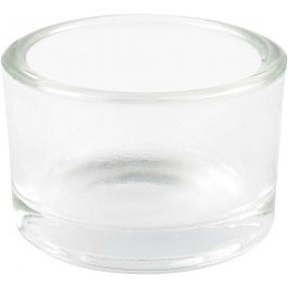 Teelichtglas, H: 3,2 cm, D: 5 cm, 48 Stk./ 1 Box
