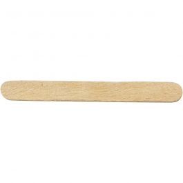 Eis-Plätzchen-Stäbchen, mini, L: 5,5 cm B: 6 mm, Birke - 50 Stk