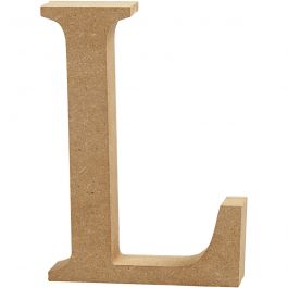 Buchstabe L, 80x15mm, MDF - 1 Stk