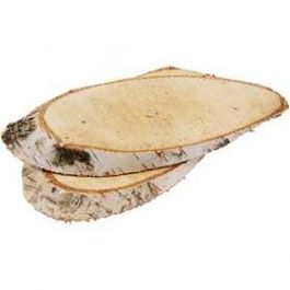 Holzscheiben ca. 15x9x0.15cm - 7 Stk