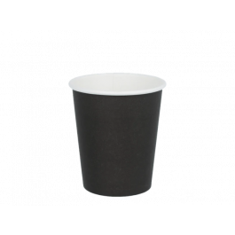 Kaffeetasse 230cc 8oz Ø80mm Karton Schwarz FSC®Mix - 1.000 Stück