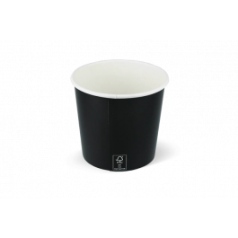 Eiscremebecher Karton 360ml Ø90mm 12oz Schwarz FSC®Mix - 1.000 Stück