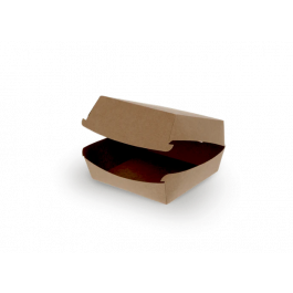 Hamburgerbox 120x70x120mm kraft - 600 Stück