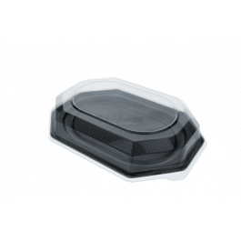 Deckel rPET für Catering-Tabletts 450mm transparent - 50 Stück