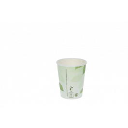 Kaffeetasse Karton 230cc 8oz Ø80mm FSC® grün - 1.000 Stück