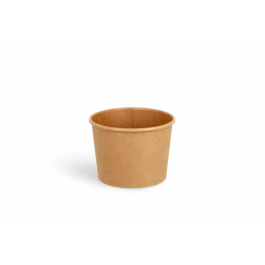 Suppentasse Karton 240ml Ø90mm 8oz kraft - 500 Stück