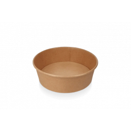 Salad Poke Schale 500ml 20oz Ø148x46mm kraft - 300 Stück