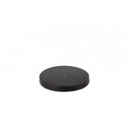 Deckel Karton für Eiscreme & Milchshakebecher flach mit Kreuz Ø90mm Schwarz - 1.000 Stück