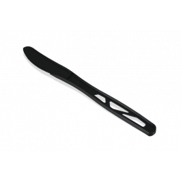 Wiederverwendbares Schwarz-Messer CPLA 180mm - 1.000 Stück