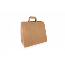 Papiertragetaschen 320x160x270mm braun - 250 Stück