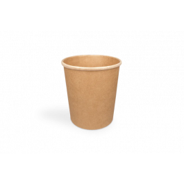 Suppentasse Karton 450ml Ø98mm 16oz kraft - 500 Stück