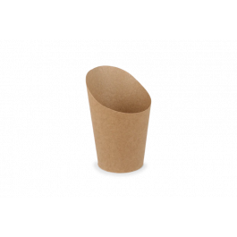 Wrap snack Becher 60x118mm Kraft - 400 Stück