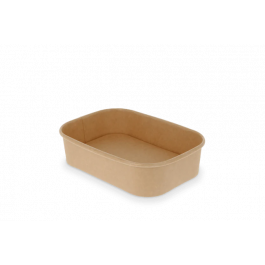 Karton Schale 121x41x173mm 500ml Kraft - 300 Stück