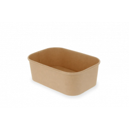 Karton Schale 121x57x173mm 750ml Kraft - 300 Stück