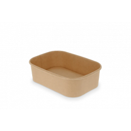 Karton Schale 121x52x173mm 650ml Kraft - 300 Stück