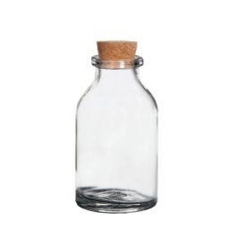 Glasflasche Mini mit Kork 20ml - 6x3cm - 105 Stk