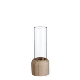 Glas-Testrohr mit Holzbasis 5x18cm - 1 Stk