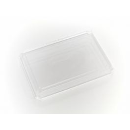 Deckel für Einweg-Imbissschalen 26.5x18.9x2.6cm Transparent Anti-Kondensation - 250 Stk