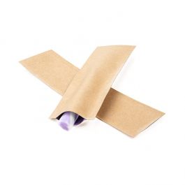 Kraftpapier kindersichere Einweg-Beutel 40x125mm - 100 Stk