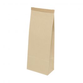 Tüten Kraftpapier braun mit Verschluss 12,5x7,5x32,7 cm - 500 Stk