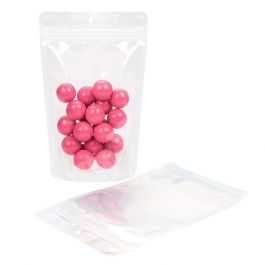 Kompostierbare Standbodenbeutel Transparent | Bioplastik | 113 Gramm | 130x79x206mm - 100 Stk