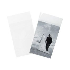 Umweltfreundliche Klappenbeutel Bioplastik 108x156mm - 100 Stk