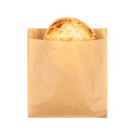 Papier Klappenbeutel Braun 152x29x165mm - 100 Stk