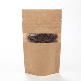 Standbodenbeutel Kraftpapier 80x50x130mm | 28 Gramm - 100 Stk