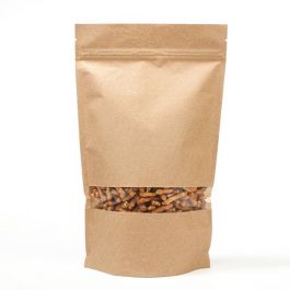 Standbodenbeutel Kraftpapier 170x90x285mm | 340 Gramm - 100 Stk