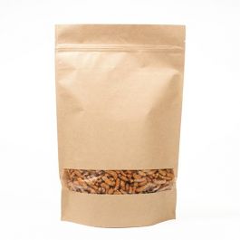 Standbodenbeutel Kraftpapier 230x120x345mm | 900 Gramm - 100 Stk