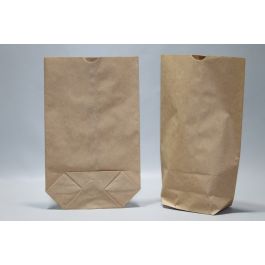 Öko Kreuzbodenbeutel Kraftpapier 2,5 kg, 225x370 mm - 100 Stk