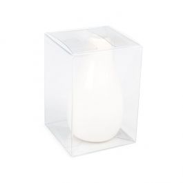 Recyceltes PET Kristallklare Schachtel 64x64x92mm | mit Pop & Lock Funktion - 25 Stk