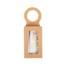 Pappschachteln mit Fenster & Aufhängeloch 55x30x100mm - 25 Stk