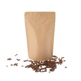 Standbodenbeutel Kraftpapier 171x89x286mm | 340 Gramm | mit Ventil - 100 Stk